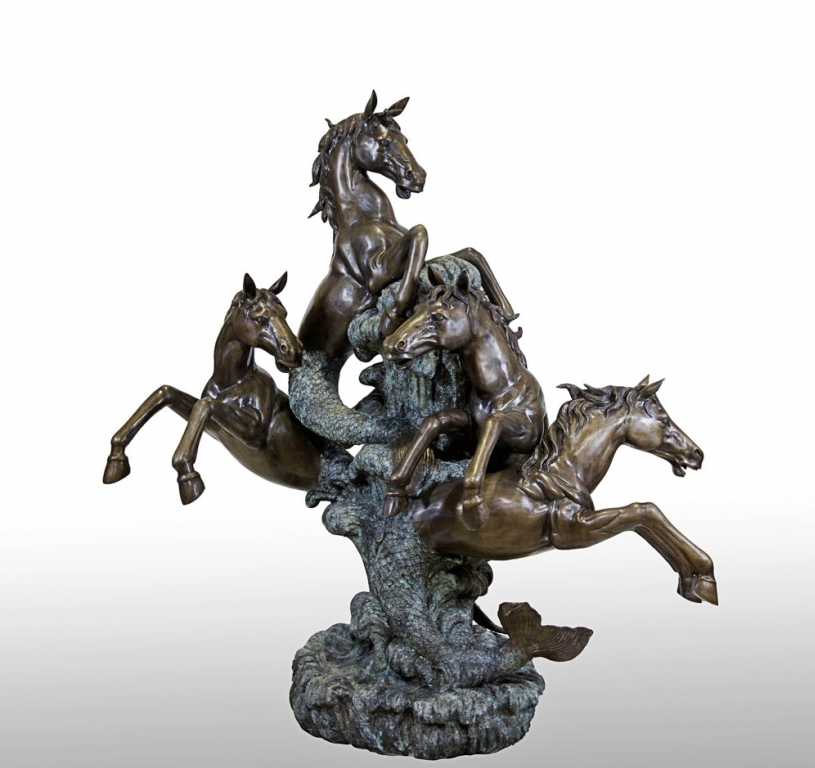 Bronze Seahorse Fountain Bronze Seahorse Fountain